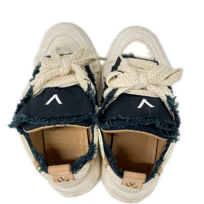 VALABASAS VISION Canvas Sneakers Black Size 8