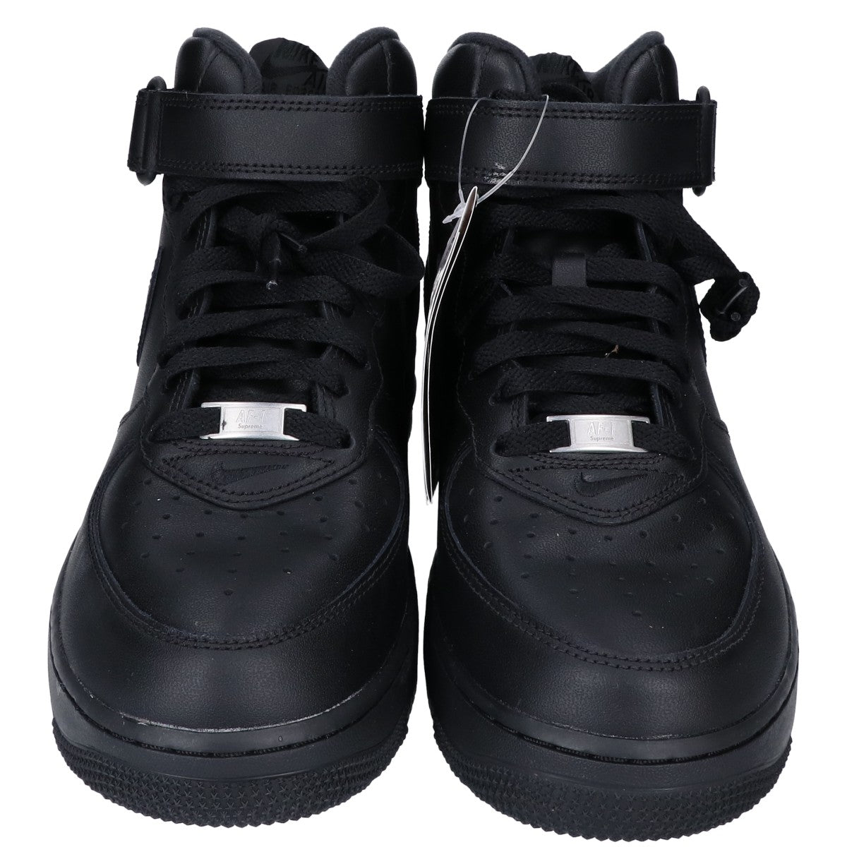 NIKE Air Force 1 Mid SP Supreme Sneakers Black Size 9.5