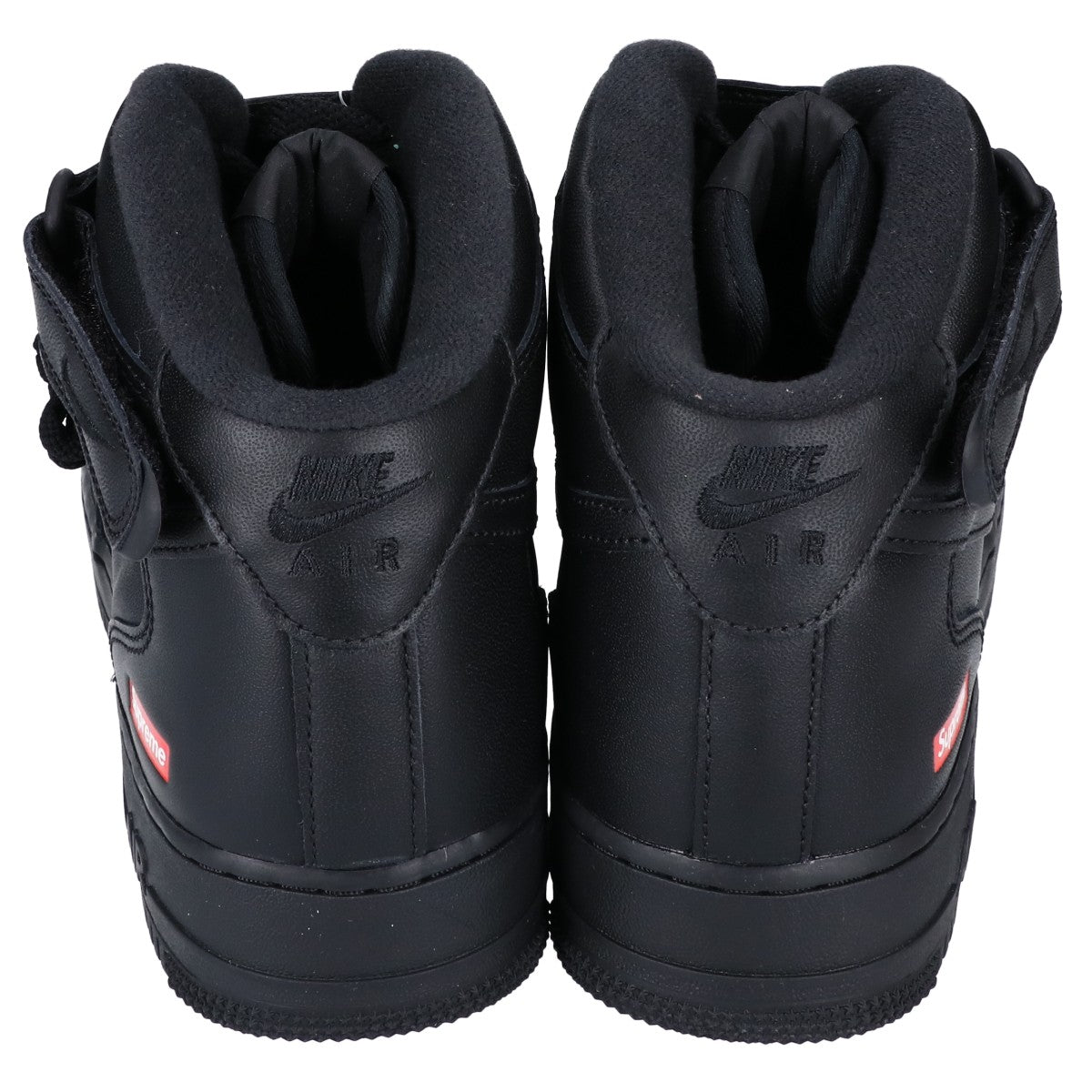 NIKE Air Force 1 Mid SP Supreme Sneakers Black Size 9.5