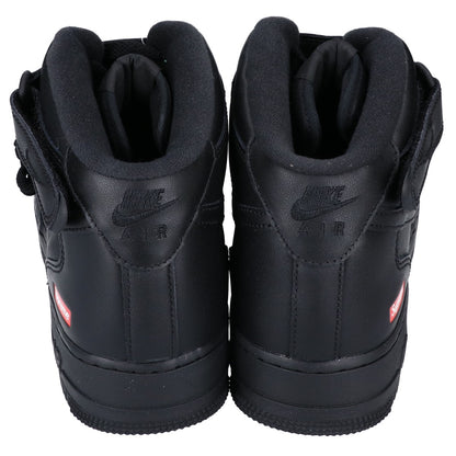 NIKE Air Force 1 Mid SP Supreme Sneakers Black Size 9.5