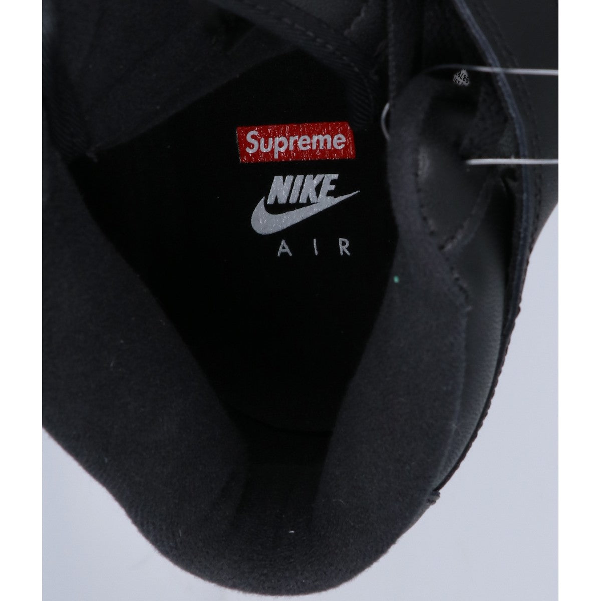 NIKE Air Force 1 Mid SP Supreme Sneakers Black Size 9.5