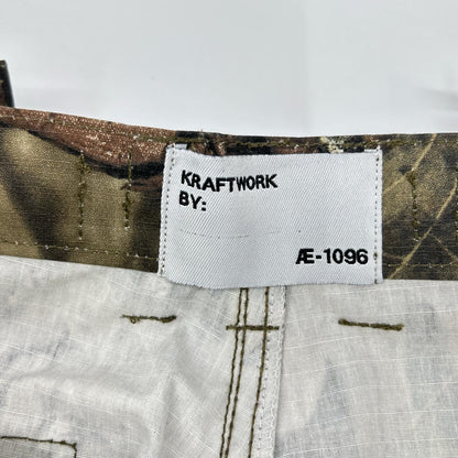 KRAFTWORK Real Camo Cargo Pants Green Size 34