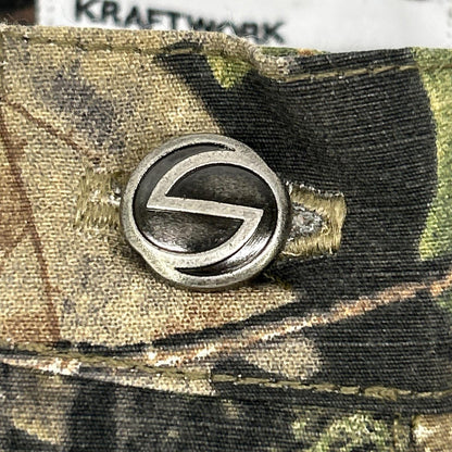 KRAFTWORK Real Camo Cargo Pants Green Size 34