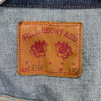 FULLCOUNT Lot2102 Type 2 Super Rough Jacket Blue Size 40