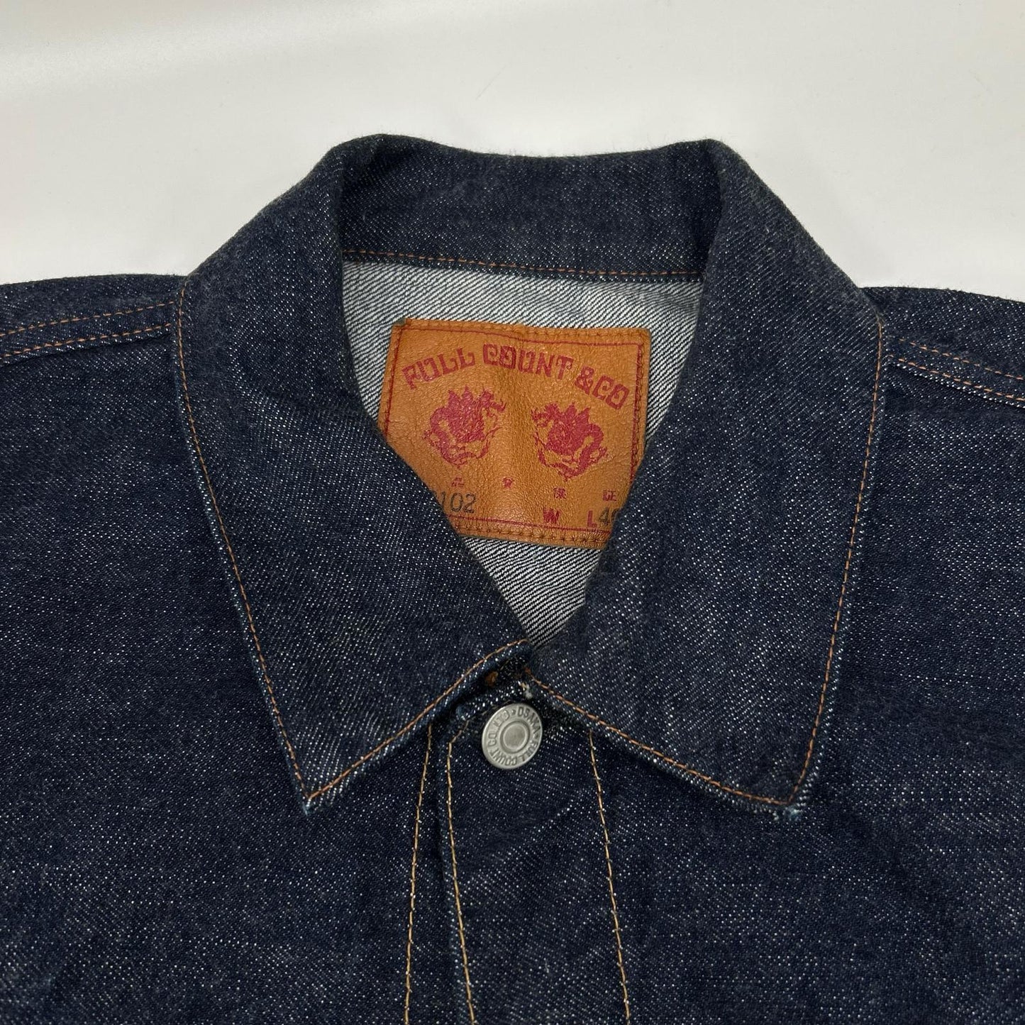 FULLCOUNT Lot2102 Type 2 Super Rough Jacket Blue Size 40