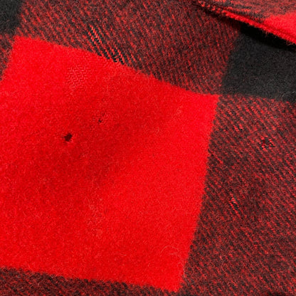 FILSON Red Black Check Double Cruiser Jacket Size 38