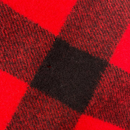 FILSON Red Black Check Double Cruiser Jacket Size 38