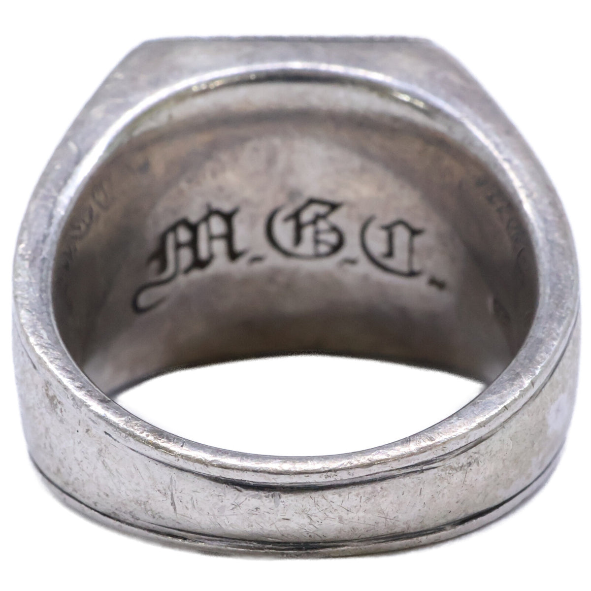 M.G.C. 925 Onyx College Ring ONE SIZE Size ONE SIZE
