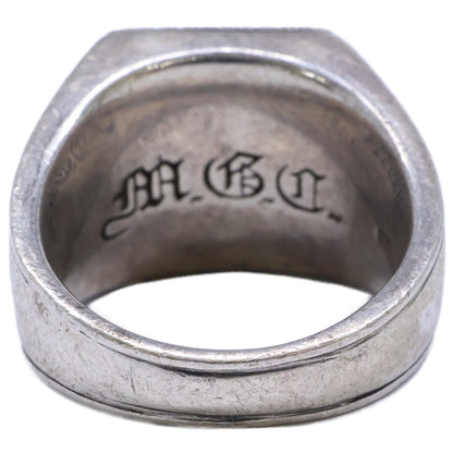 M.G.C. 925 Onyx College Ring ONE SIZE Size ONE SIZE