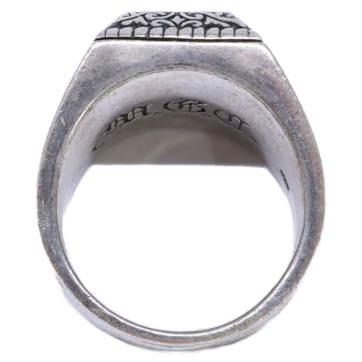M.G.C. 925 Onyx College Ring ONE SIZE Size ONE SIZE