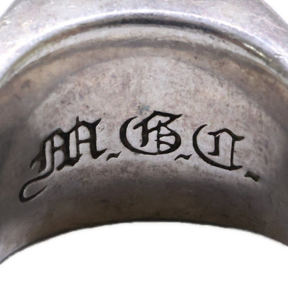 M.G.C. 925 Onyx College Ring ONE SIZE Size ONE SIZE