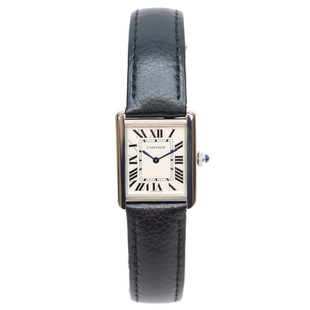 Cartier Tank Solo SM Quartz Silver Dial Stainless Watch