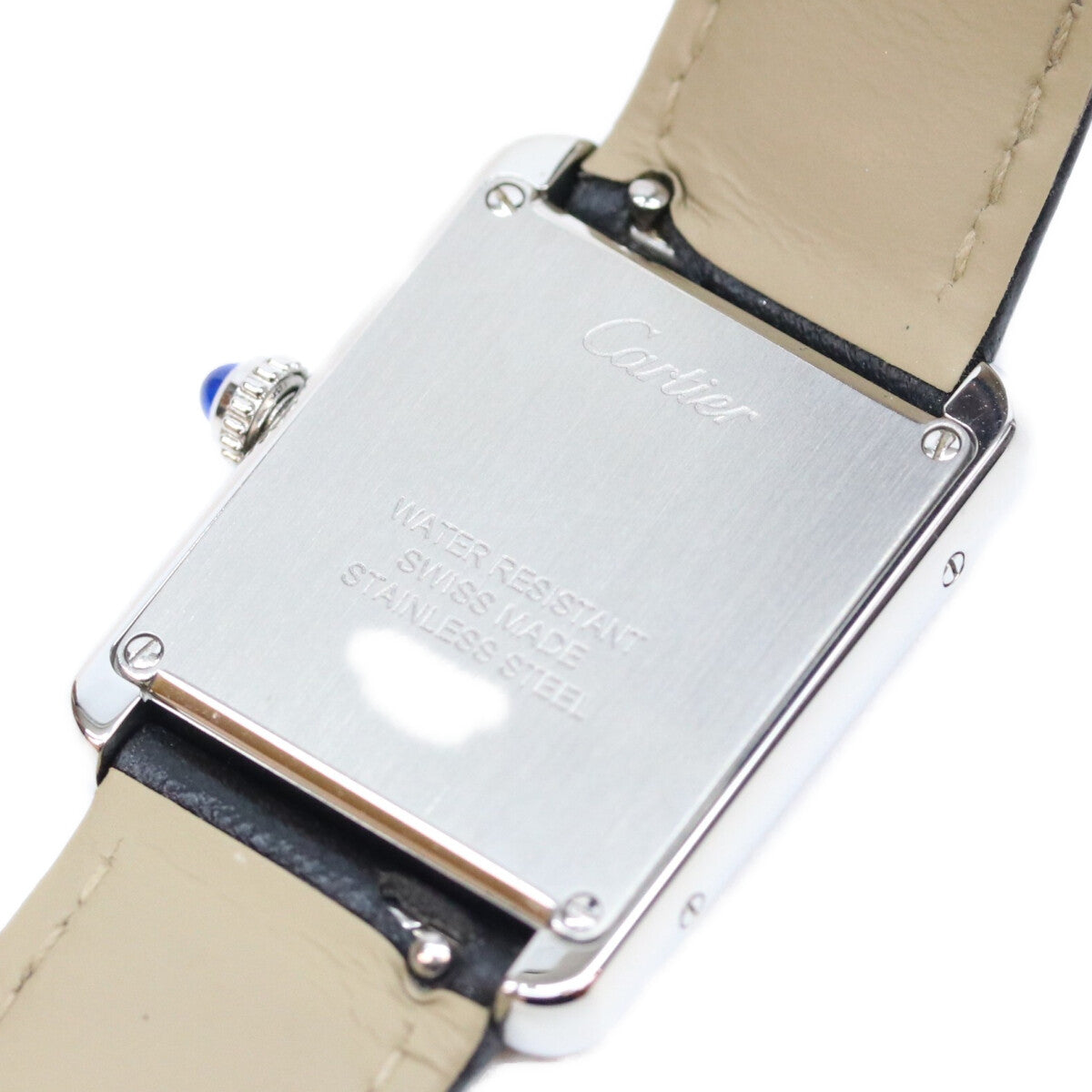 Cartier Tank Solo SM Quartz Silver Dial Stainless Watch