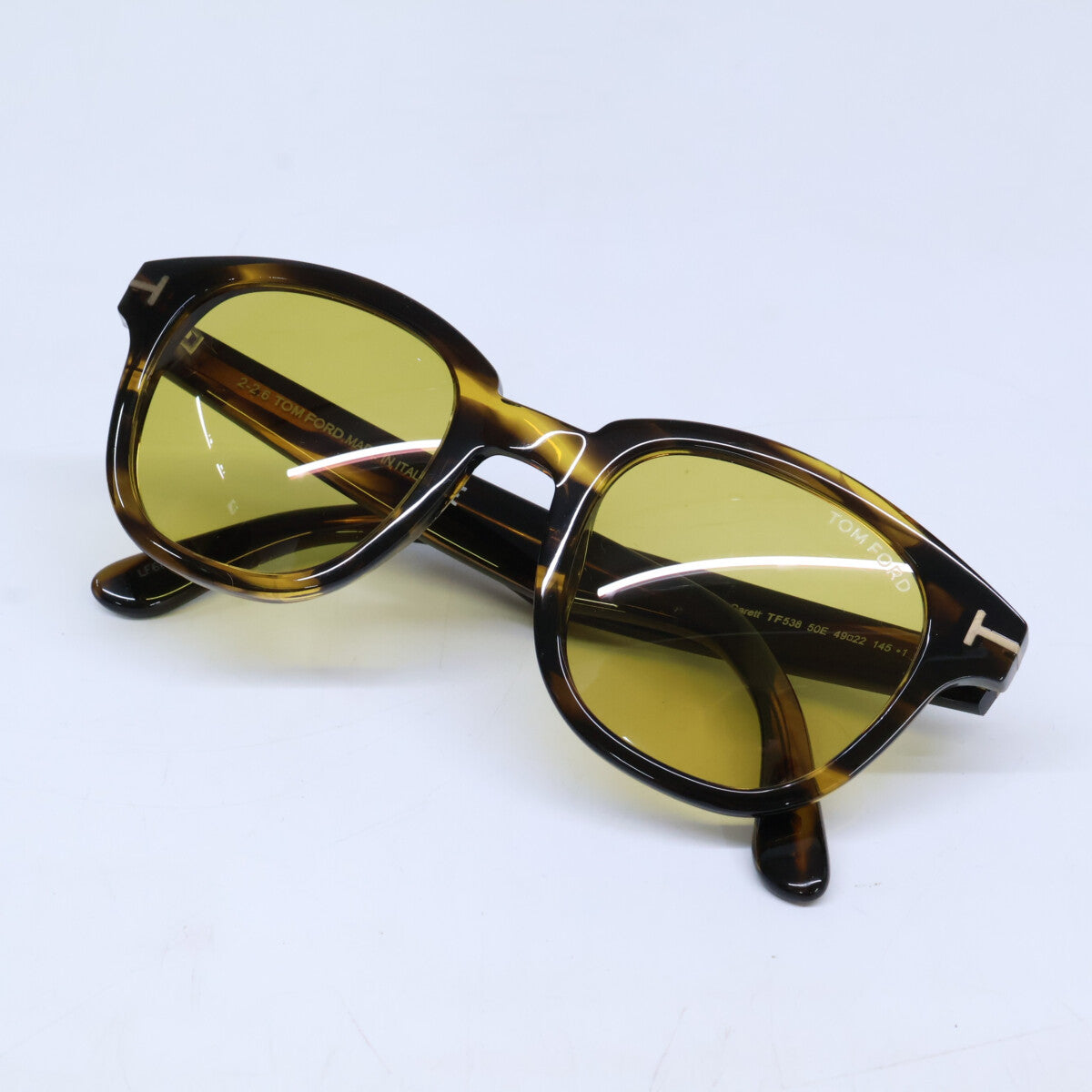 TOM FORD TF538 Sunglasses Havana/Yellow Size 49X22 145