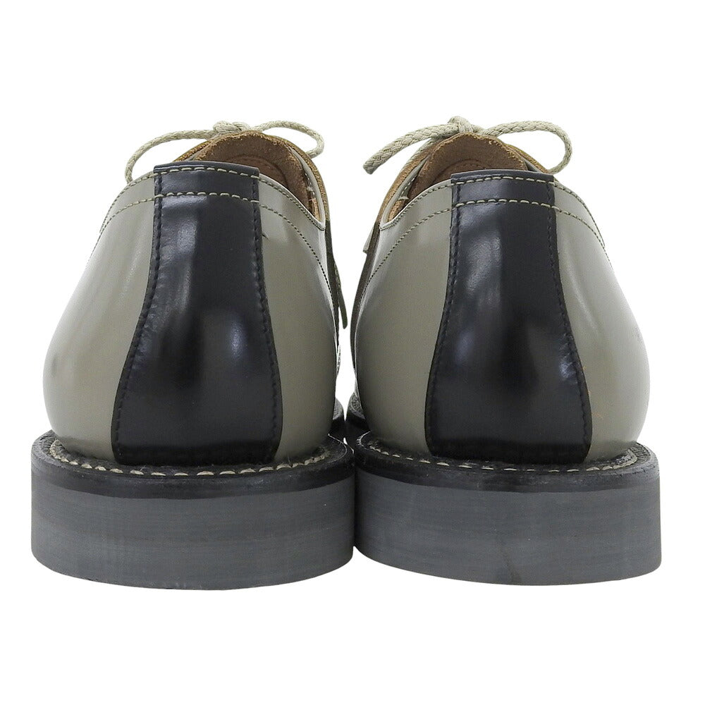 REGAL Leather Saddle Shoes Black/Grey Sneakers Size 25.5