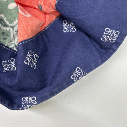LOEWE 2019 Multi-Color Bandana Sleeve Stripe Shirt Size 37