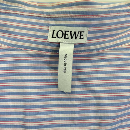 LOEWE 2019 Multi-Color Bandana Sleeve Stripe Shirt Size 37