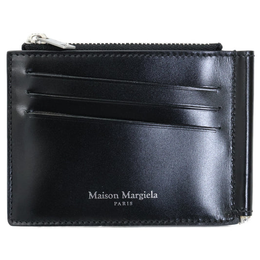 Maison Margiela S35UI0447 Money Clip Bi-fold Wallet Black