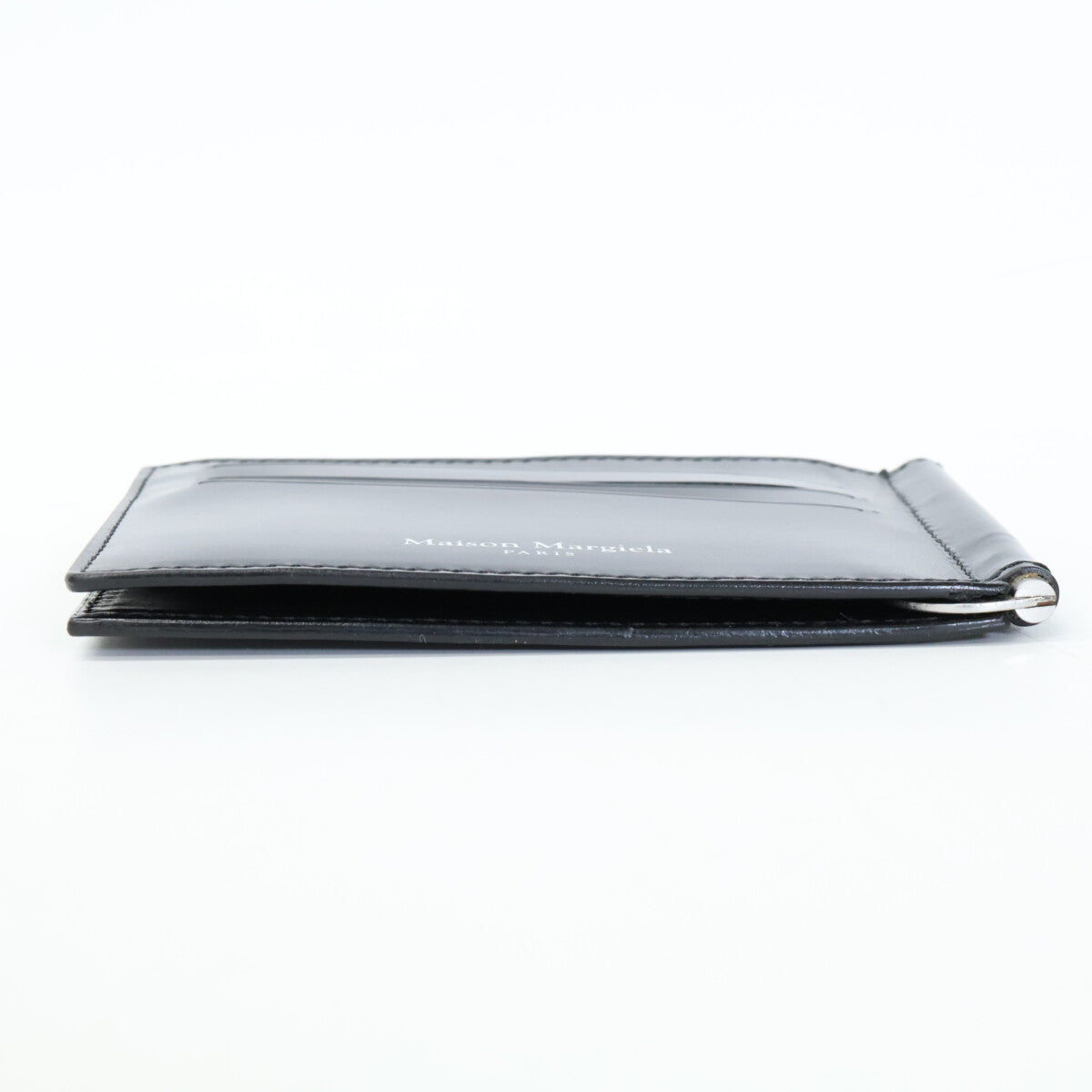 Maison Margiela S35UI0447 Money Clip Bi-fold Wallet Black