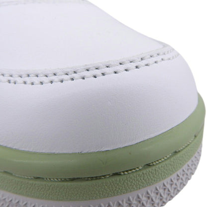 NIKE Air Jordan 4 Sneakers White/Oil Green Size 10.5(US)