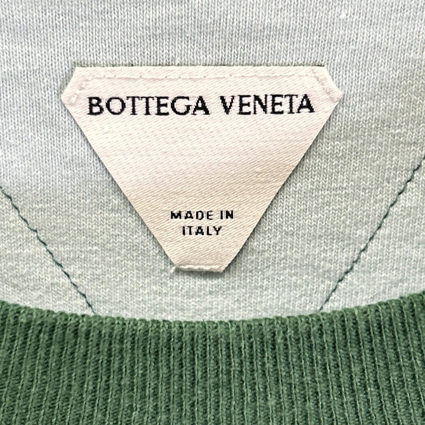 BOTTEGA VENETA 744998 Relaxed Fit Double Tee Green Size S
