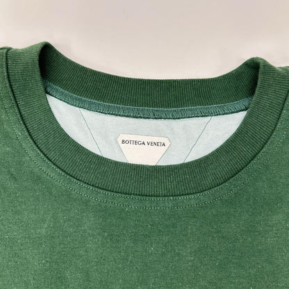 BOTTEGA VENETA 744998 Relaxed Fit Double Tee Green Size S