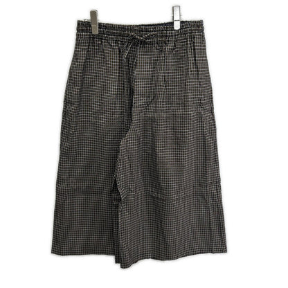 LOEWE Paula's Ibiza Micro Check Linen Shorts Size S