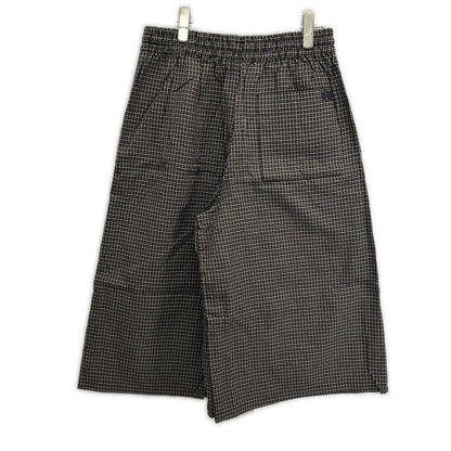 LOEWE Paula's Ibiza Micro Check Linen Shorts Size S