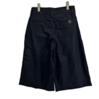 LOEWE Paula's Ibiza Black Pleated Cotton Shorts Size 44