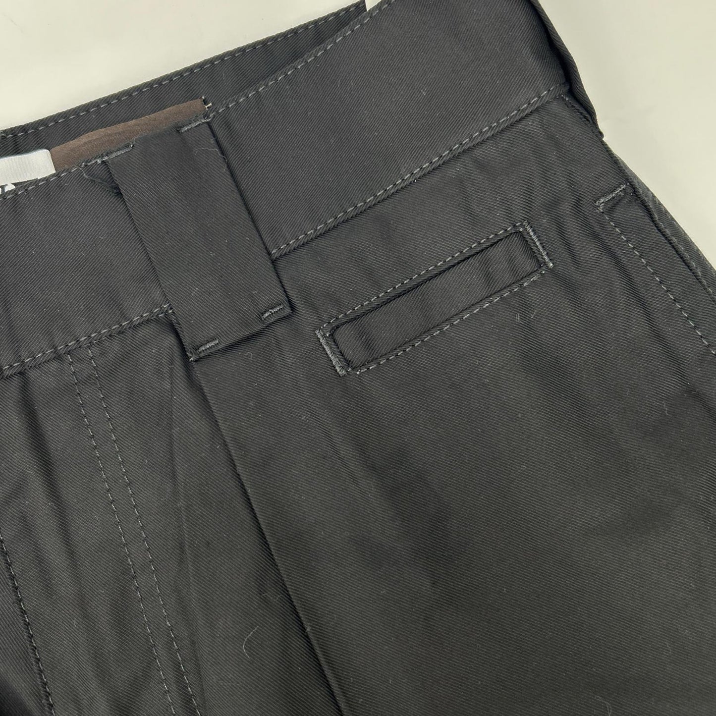 LOEWE Paula's Ibiza Black Pleated Cotton Shorts Size 44