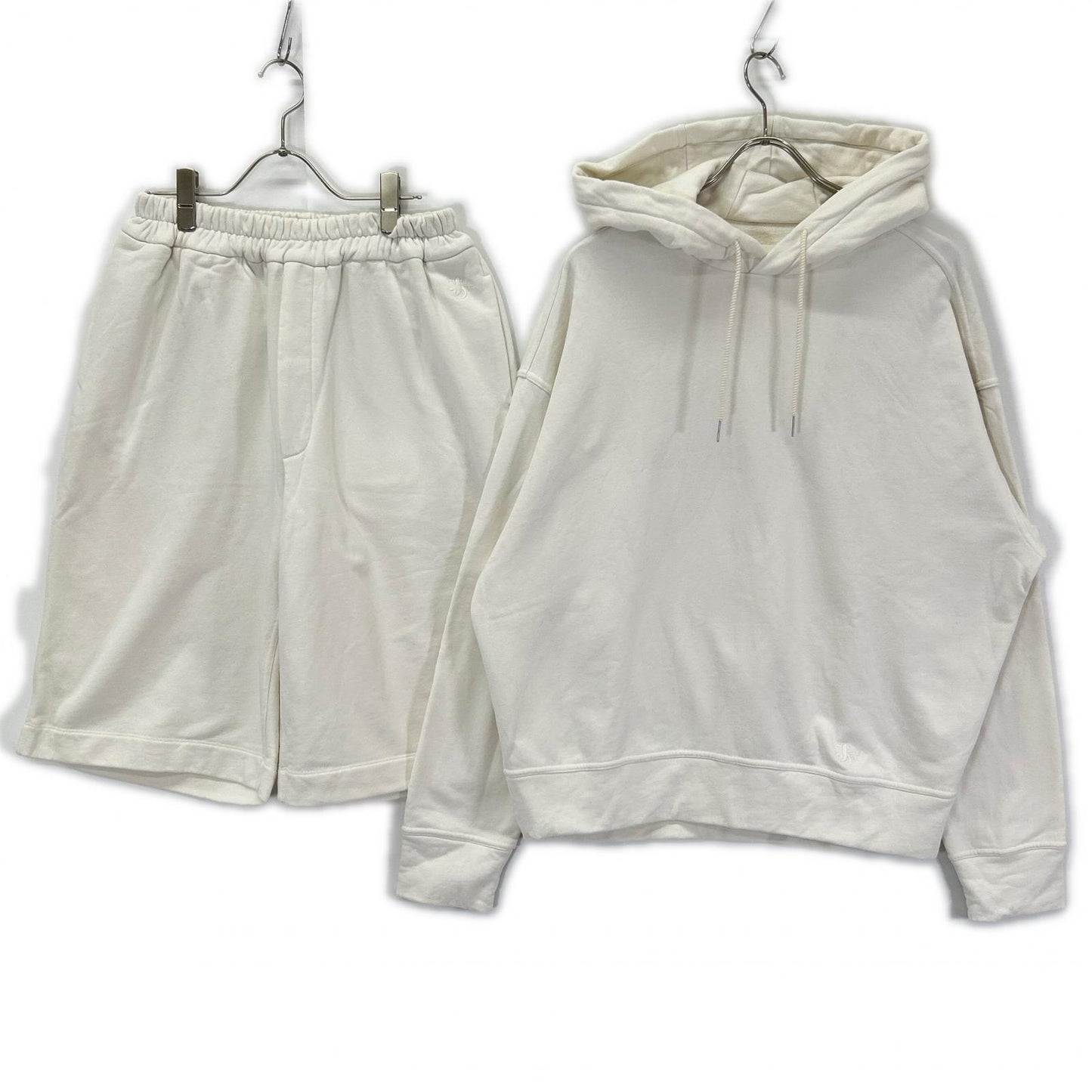JIL SANDER+ White Cotton Hoodie Size S