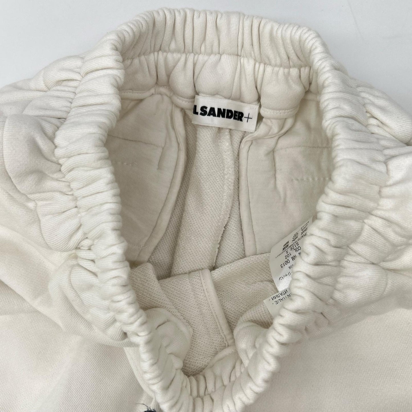 JIL SANDER+ White Cotton Hoodie Size S