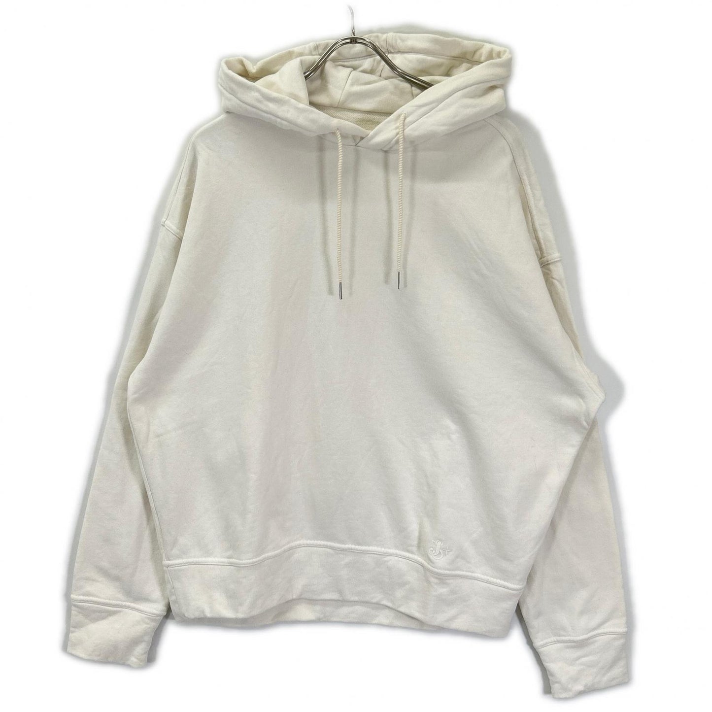 JIL SANDER+ White Cotton Hoodie Size S
