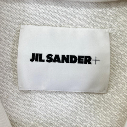 JIL SANDER+ White Cotton Hoodie Size S