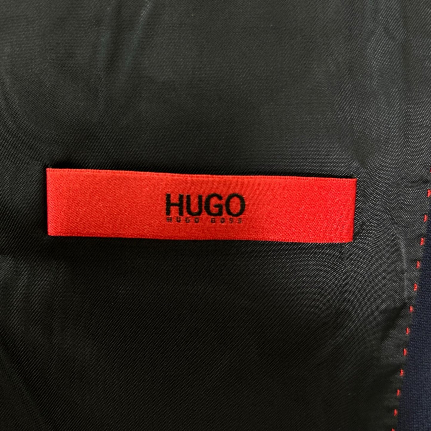 HUGOBOSS Navy Wool Suit Size 38R
