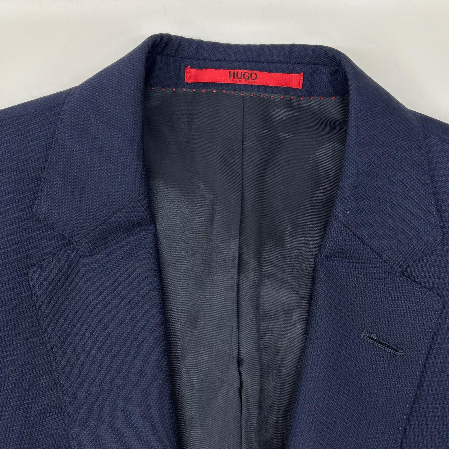 HUGOBOSS Navy Wool Suit Size 38R