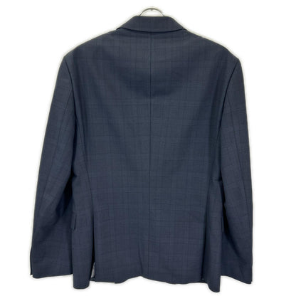 HUGOBOSS Navy Glen Check Wool Suit Size 40R