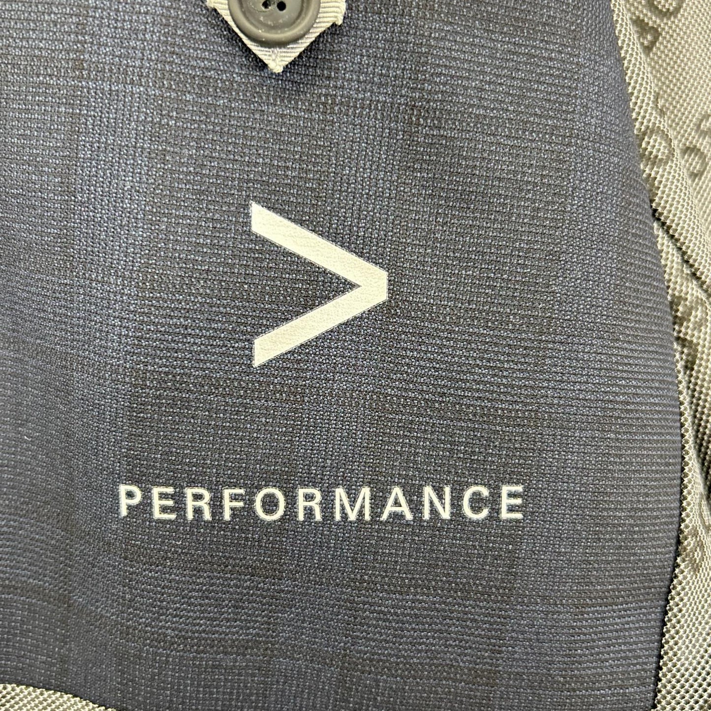 HUGOBOSS Navy Glen Check Wool Suit Size 40R