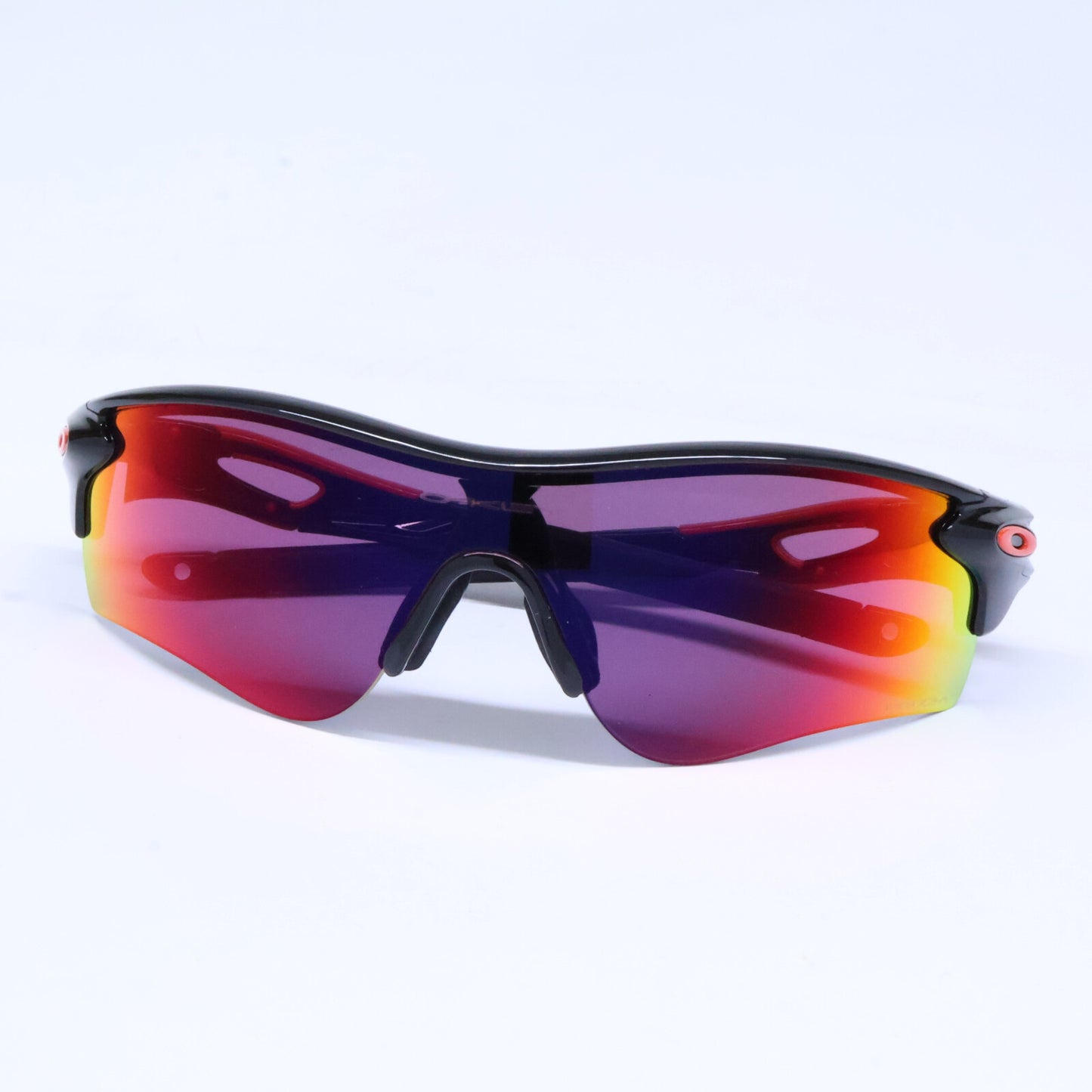 OAKLEY OO9206-3738 RADAR LOCK Sunglasses Black/Red Size 131
