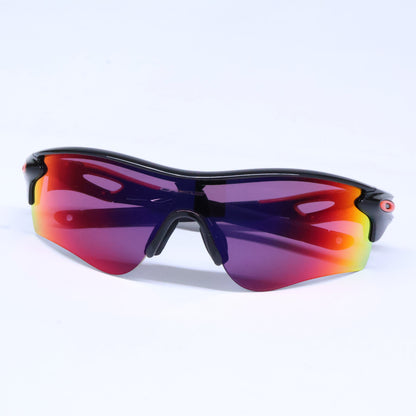 OAKLEY OO9206-3738 RADAR LOCK Sunglasses Black/Red Size 131