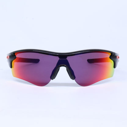 OAKLEY OO9206-3738 RADAR LOCK Sunglasses Black/Red Size 131