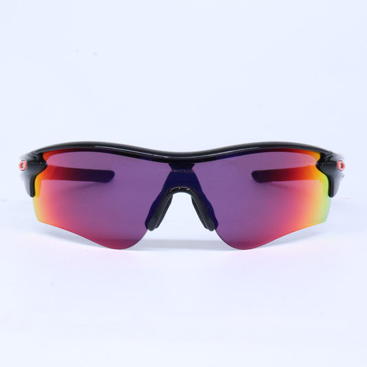 OAKLEY OO9206-3738 RADAR LOCK Sunglasses Black/Red Size 131