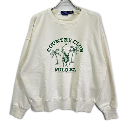 POLObyRalphLauren White Vintage Graphic Sweatshirt Size L