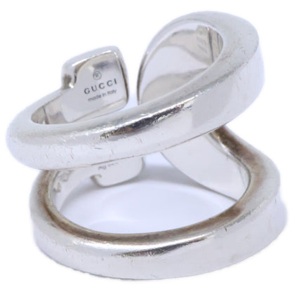 GUCCI Sterling Silver Horsebit Ring Silver Size 19