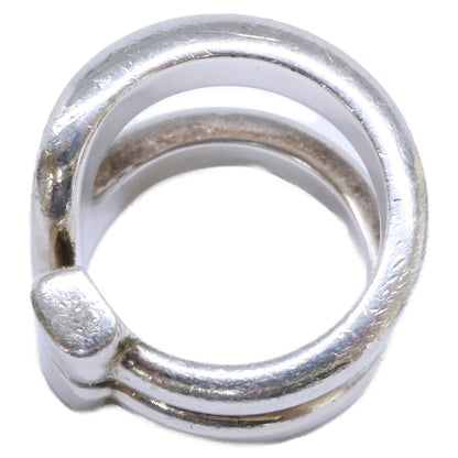 GUCCI Sterling Silver Horsebit Ring Silver Size 19