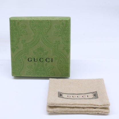 GUCCI Sterling Silver Trademark Oval Ring Silver Size 18