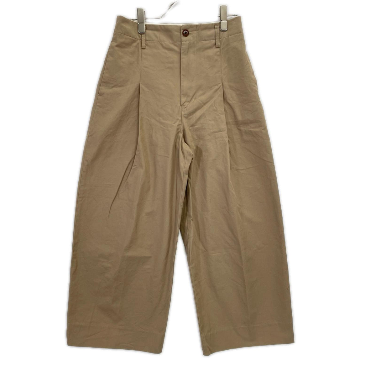 NIKKI ESSENTIAL PIECES Finx Twill Trousers Beige Size O