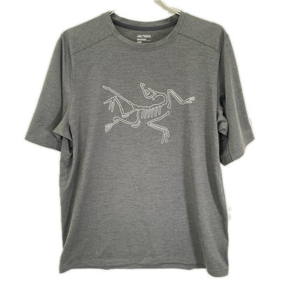 ARC'TERYX X000006348 Cormac Logo SS Tee Gray Size M