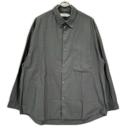 Graphpaper Gray Broad Long Sleeve Oversized Collar Shirt Size F