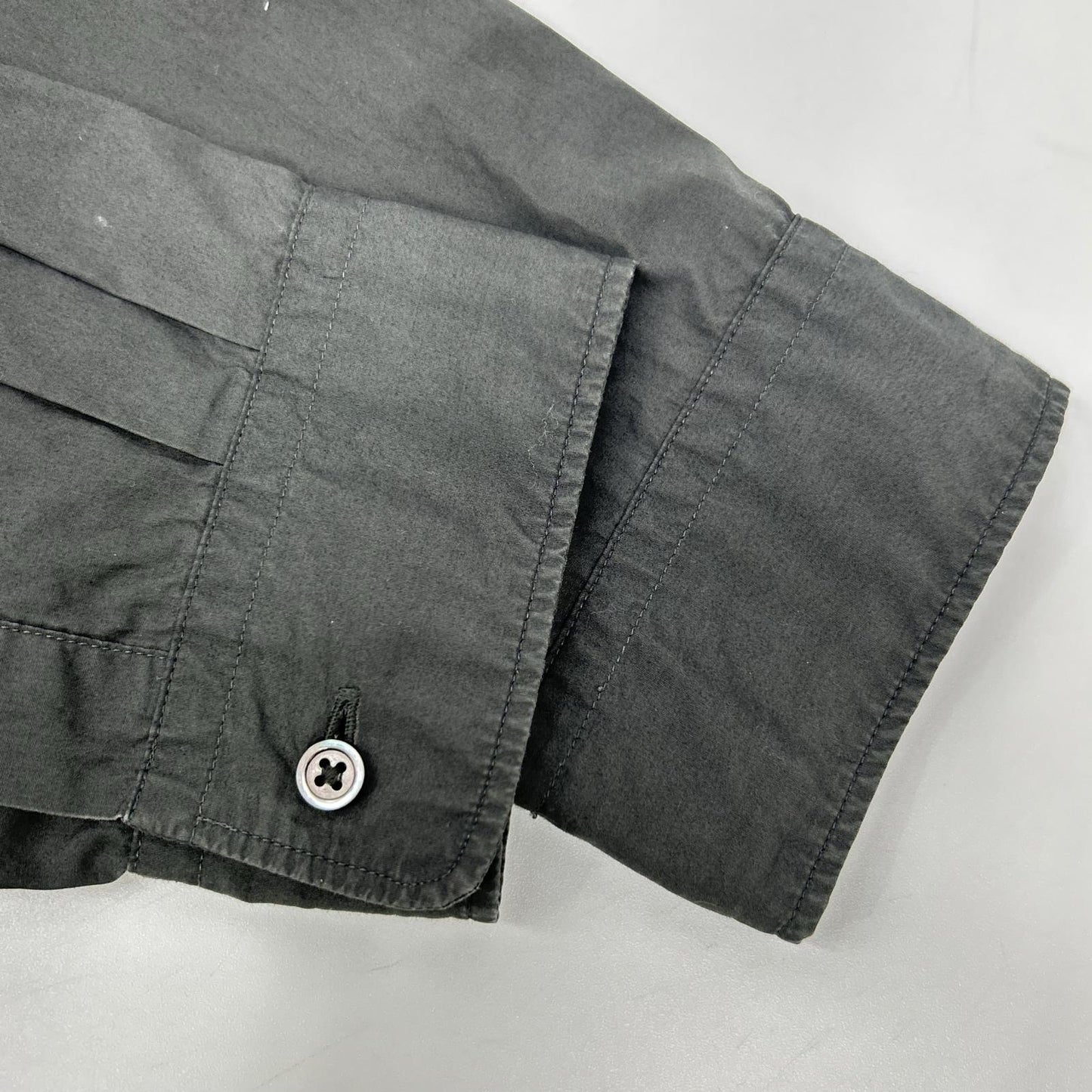 Graphpaper Gray Broad Long Sleeve Oversized Collar Shirt Size F